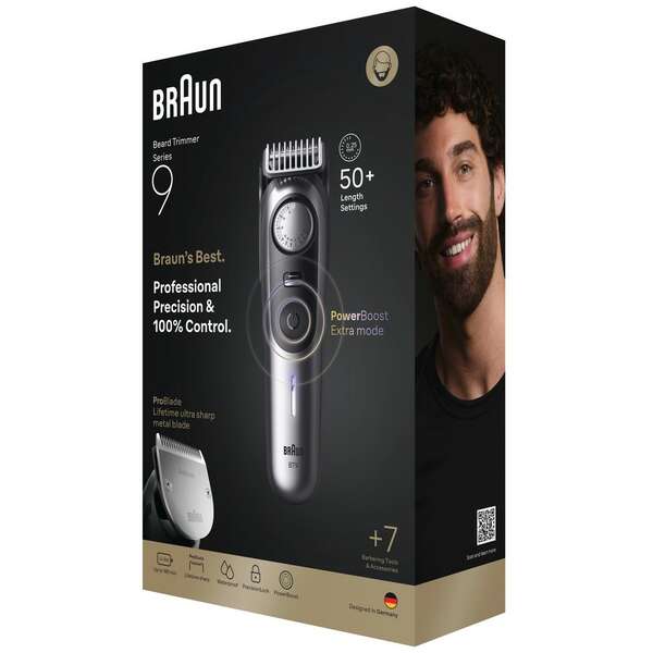 BRAUN BEARD BT9520 SILVMAT BOX CEEMEA