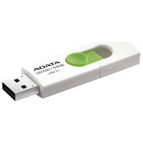 ADATA 64GB 3.1 AUV320-64G-RWHGN Green/White USB Flash  