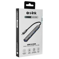 S-LINK SW-U324 3*USB2.0,1*USB3.0 TIP C HUB