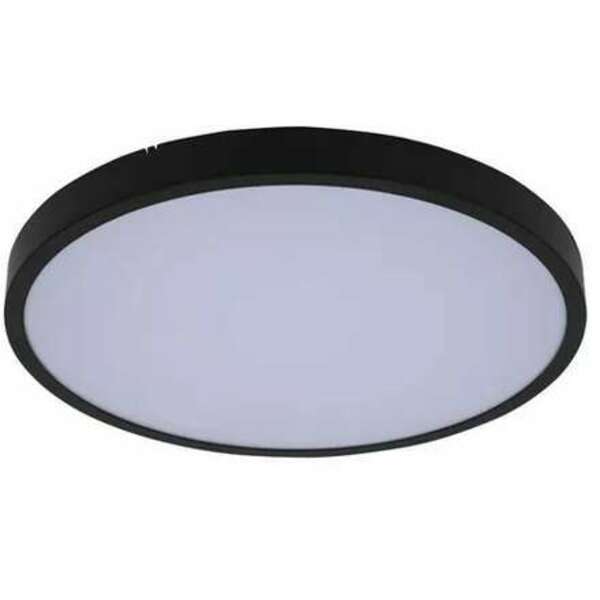 RABALUX Alenzo, LED plafonjera crni prsten, IP44 zaštita, 18W, DIP Switch 3000-4000-6000K, precnik 30cm