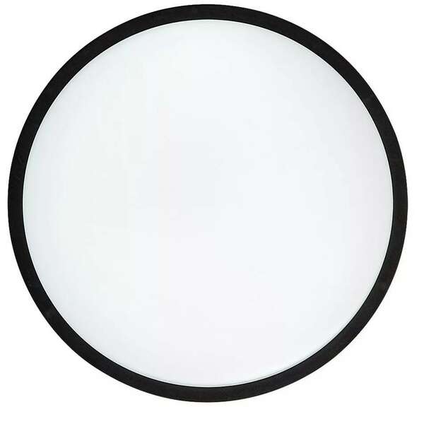 RABALUX Alenzo, LED plafonjera crni prsten, IP44 zaštita, 18W, DIP Switch 3000-4000-6000K, precnik 30cm