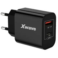 X WAVE H20AC 20W Brzi Punjac, Dual A+C Crni