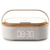 MOYE Aurora Plus Radio Lamp with Clock and Wi-Fi Charger