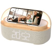 MOYE Aurora Plus Radio Lamp with Clock and Wi-Fi Charger