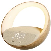MOYE Aurora Glow Lamp with Clock Wireless speaker and Wi-Fi charger