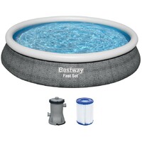 BESTWAY bazen na naduvavanje 457 x 84cm sa filter pumpom