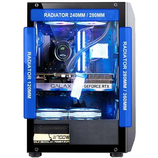 TEHNOMEDIA Cerberus Ryzen 5 5500/16GB/M.2 1TB/RX6600/700W