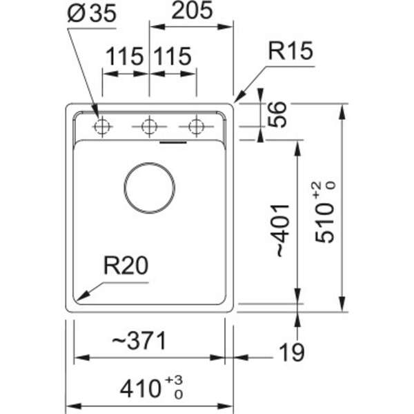 FRANKE MRG 610-37 TL A 114.0658.140