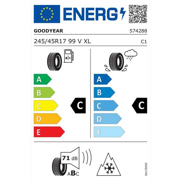 GOODYEAR 245/45R17 99V UG PERF + XL FP
