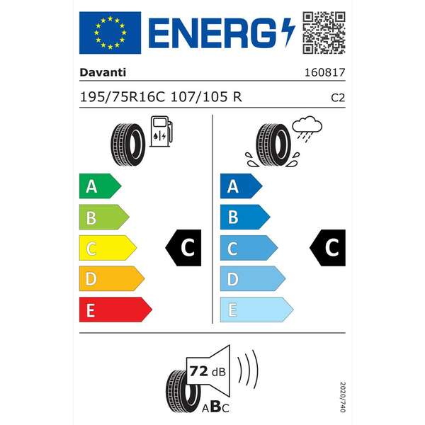 DAVANTI 195/75R16C 107/105R DX440
