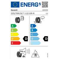 DAVANTI 225/70R15 112/109R Terratoura A/T All Season