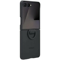 SAMSUNG Galaxy Z Flip7 Ring Case Silicone Black EF-PF766-TBE