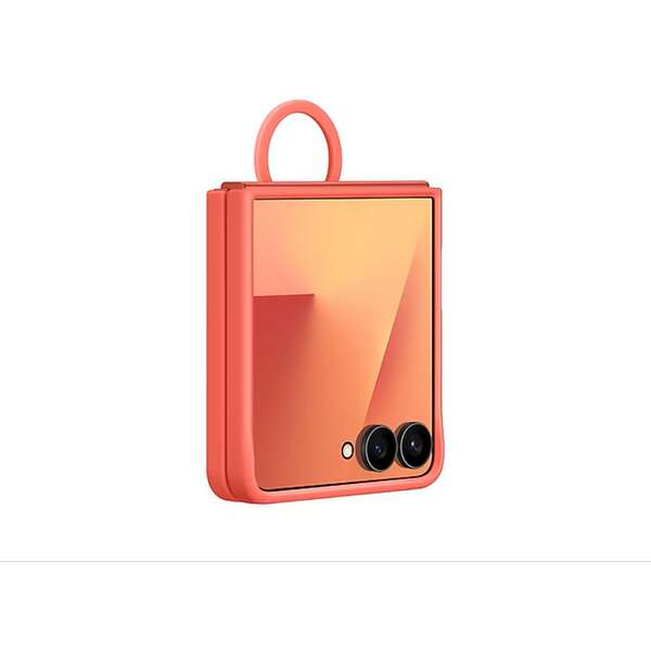 SAMSUNG Galaxy Z Flip7 Ring Case Silicone Red EF-PF766TREGWW