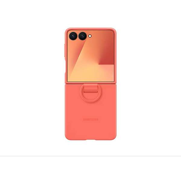 SAMSUNG Galaxy Z Flip7 Ring Case Silicone Red EF-PF766TREGWW