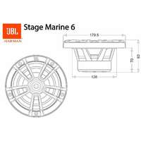 JBL Marine STAGE6 white
