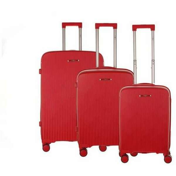 ENOVA TOKYO  Set kofera 3/1 sa 4 tockica crvena