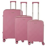 ENOVA TOKYO Set kofera 3 / 1 sa 4 tockica pink