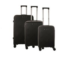 ENOVA TOKYO Set kofera 3 / 1 sa 4 tockica mystic black