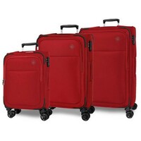 MOVOM ATLANTA Set kofera 3 / 1 sa 4 tockica crvena
