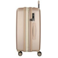 MOVOM WOOD ABS Set kofera 2/1 sa 4 dupla tockica sa mogucnoscu prosirenja roze zlatna