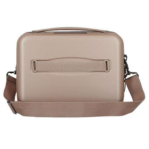 MOVOM WOOD ABS Beauty case roze zlatna 