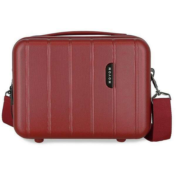 MOVOM WOOD ABS Beauty case crvena 