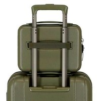 MOVOM WOOD ABS Beauty case tamno zelena