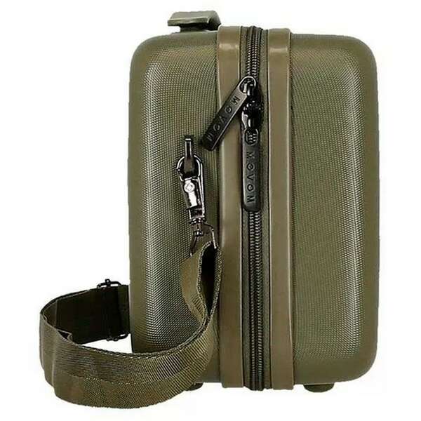 MOVOM WOOD ABS Beauty case tamno zelena