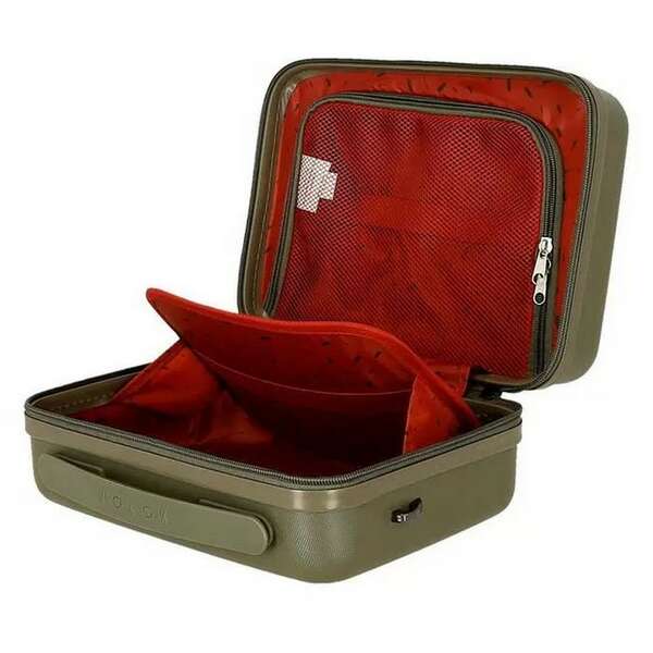 MOVOM WOOD ABS Beauty case tamno zelena