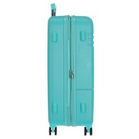 MOVOM WOOD ABS Set kofera 2/1 sa 4 dupla tockica sa mogucnoscu prosirenja tirkizna