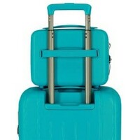 MOVOM WOOD ABS Beauty case tirkizna