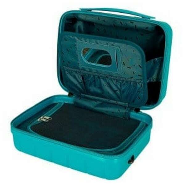 MOVOM WOOD ABS Beauty case tirkizna 