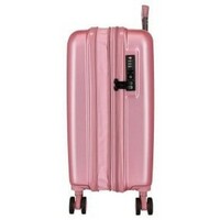 MOVOM WOOD ABS Set kofera 2/1 sa 4 dupla tockica sa mogucnoscu prosirenja roze