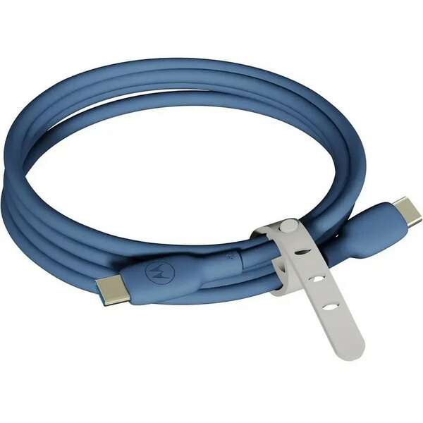 MOTOROLA Cable Silicone Type-C 5A 200cm Blue