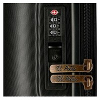 EL POTRO VERA ABS Kofer 55cm sa 4 tockica sa mogucnoscu prosirenja crna