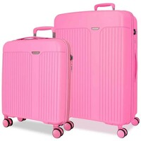 MOVOM NEW TRENDY PP Set kofera 2 / 1 sa 4 tockica pink