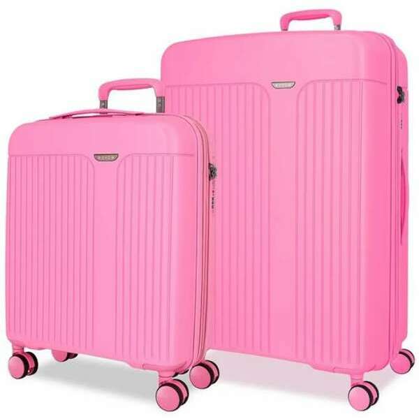 MOVOM NEW TRENDY PP Set kofera 2/1 sa 4 tockica pink