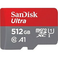 SanDisk SDXC 512GB Ultra Mic.150MB/s A1Class10 UHS-I +Adap SDSQUAC-512G-GN6MA