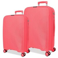ROLL ROAD ORBIT PP Set kofera 2 / 1 sa 4 tockica pink