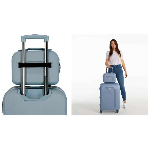 MOVOM RIGA ABS Beauty case sky blue
