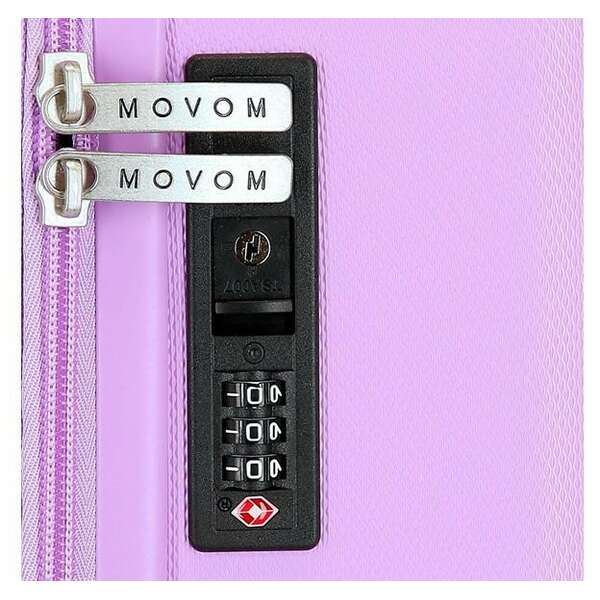 MOVOM RIGA ABS Kofer 55cm sa 4 tockica ljubicasta 