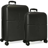 PEPE JEANS HIGHLIGHT ABS Set kofera 2 / 1 sa 4 tockica crna