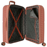 PEPE JEANS HIGHLIGHT ABS Set kofera 2/1 sa 4 tokica koralna