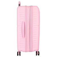 PEPE JEANS HIGHLIGHT ABS Set kofera 2/1 sa 4 tockica light pink