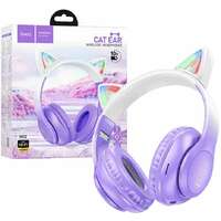 HOCO W42 Cat Ear Purple Grape Bluetooth Bezicne Slusalice