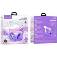 HOCO W42 Cat Ear Purple Grape Bluetooth Bezicne Slusalice