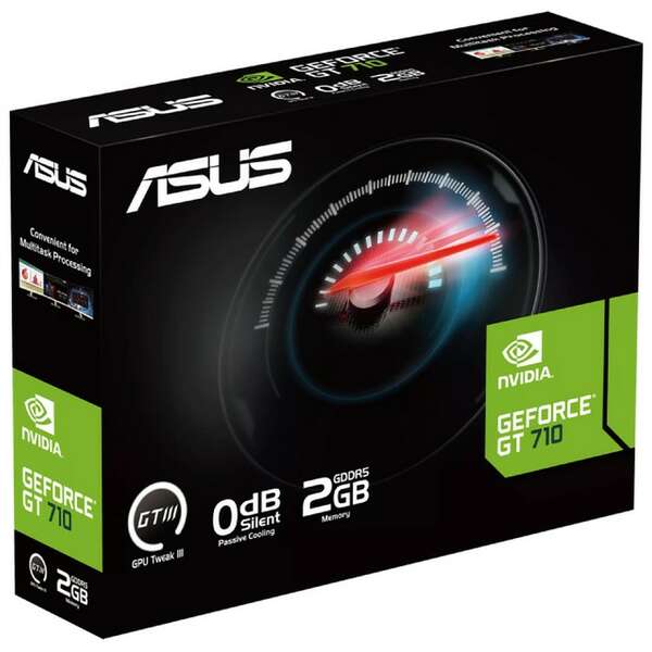 ASUS nVidia GeForce GT 710 2GB 64bit GT710-SL-2GD5-BRK-EVO