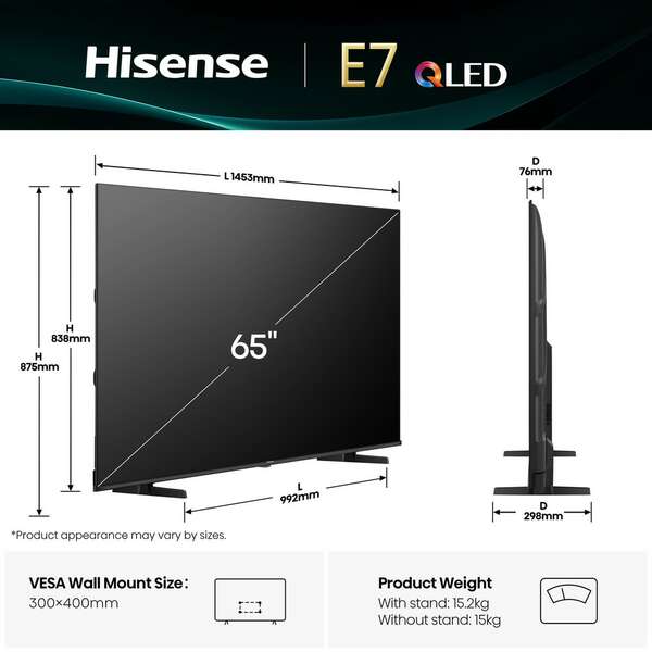 HISENSE 65E7Q