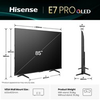 HISENSE 85E7Q PRO