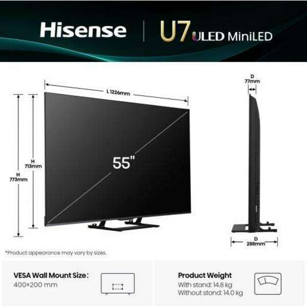 HISENSE 55U7Q